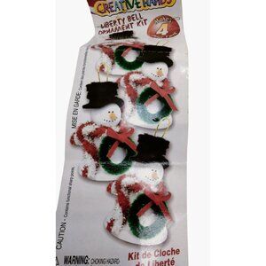 Liberty Bell Snowman Ornament Kit Instructions Materials Crafts DIY Christmas